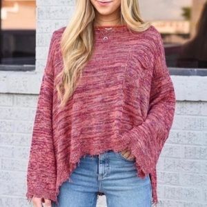 Free People Prism spacedye jumper sweater pullover